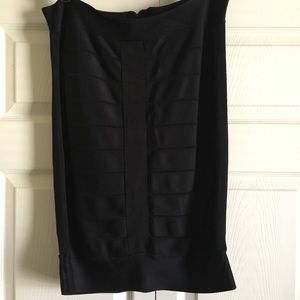 Black Bandage Midi Skirt